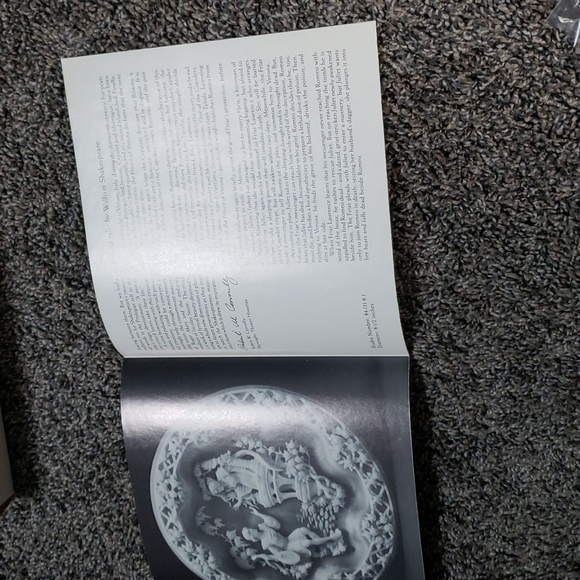 Bradex 1988 Romeo & Juliet Shakespearean Lovers Incolay Stone Collector's Plate - Picture 16 of 16